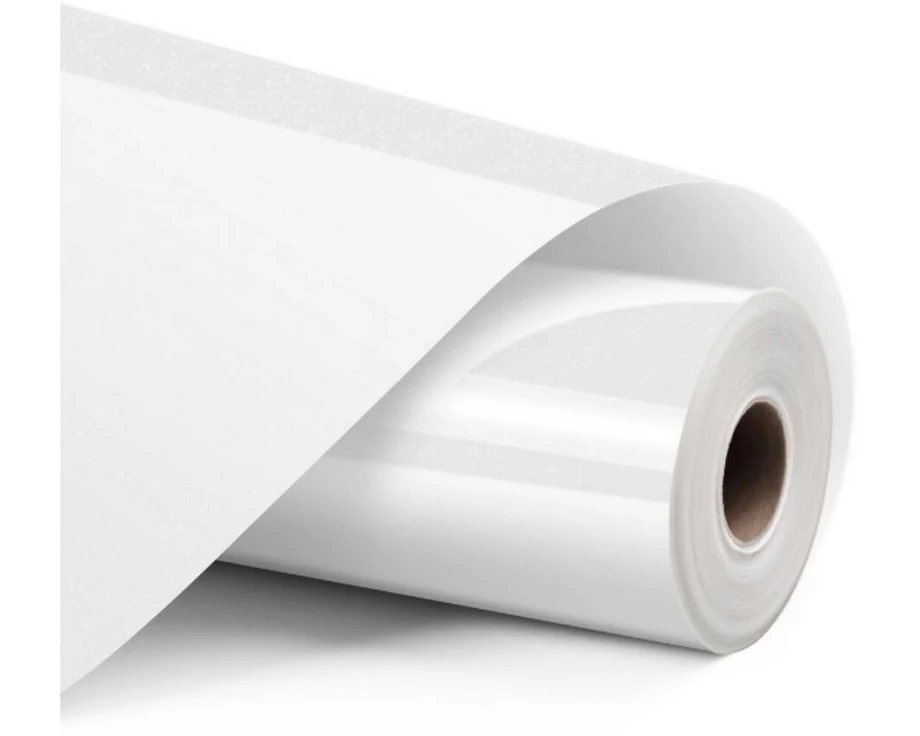 LOKLIK Plotterfolie Glitzer 30.5 x 90 cm, 1 Stück, Weiss