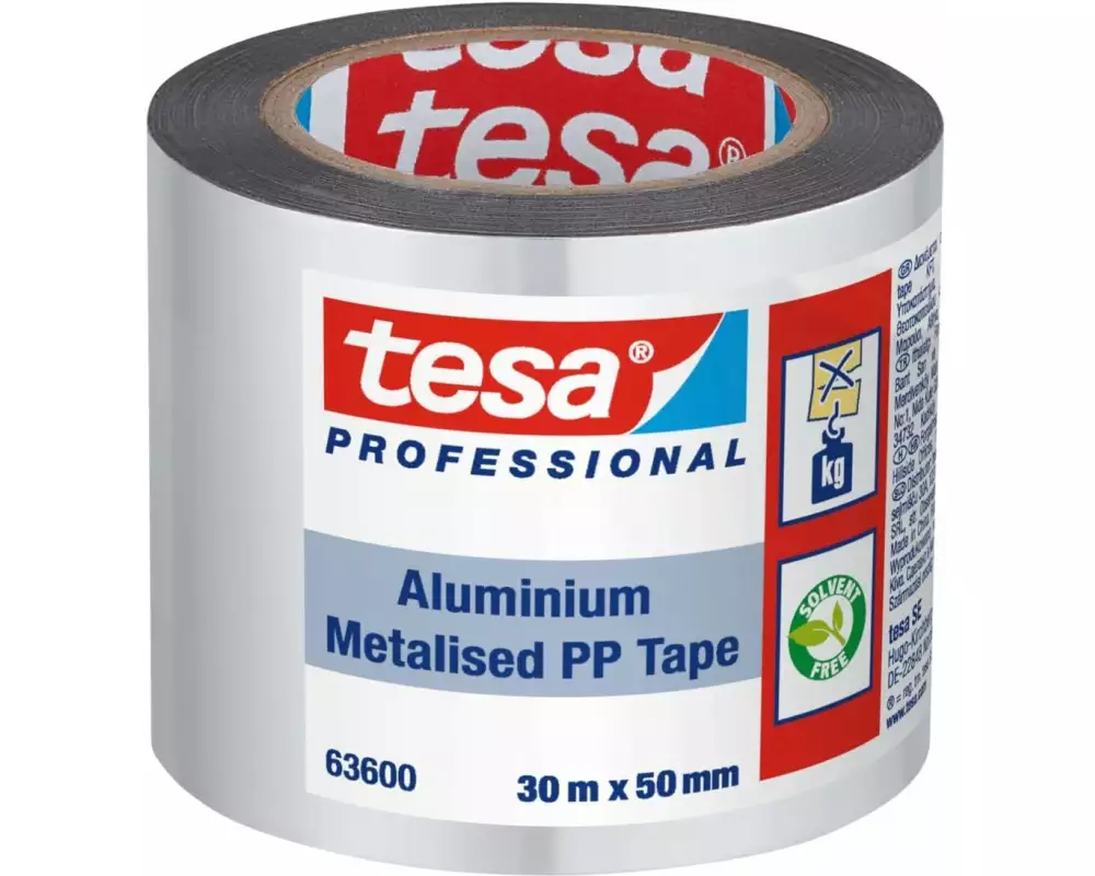 tesa 63600 50 mm x 30 m, Silber