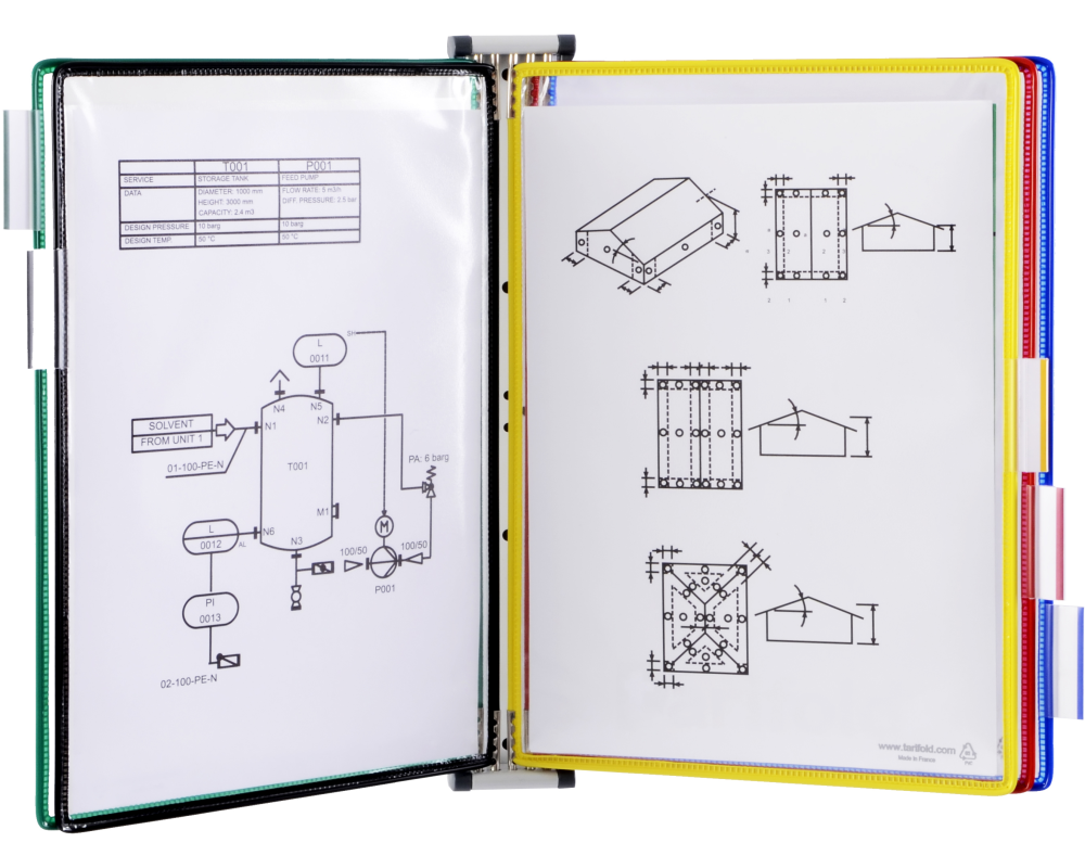TARIFOLD Wandelement T-Display 416169 Gestell hellgrau