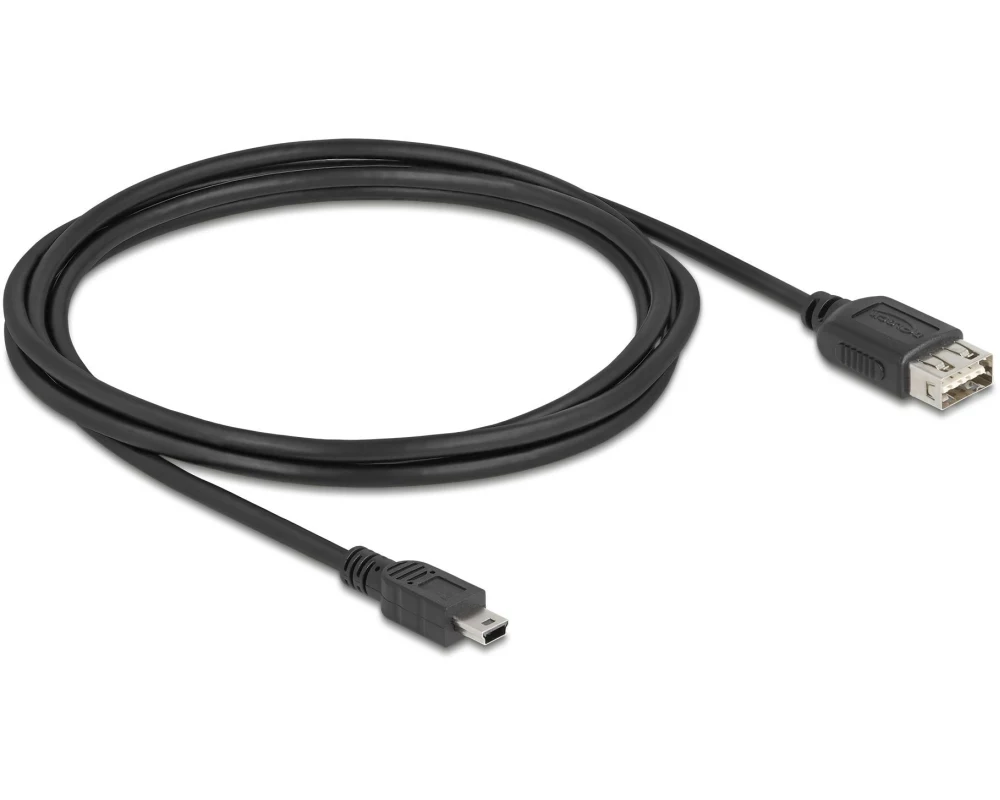 Delock USB 2.0-Kabel USB-A - Mini-USB B 2 m