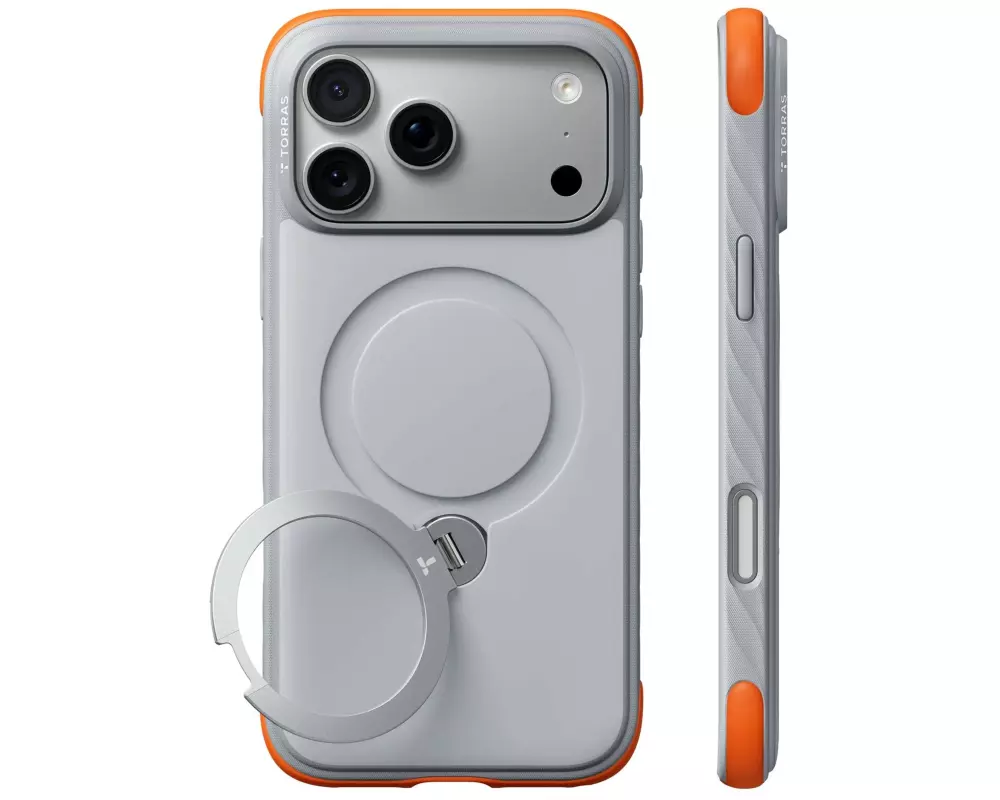 Torras Ostand Q3 Rugg iPhone 18 Pro Max, Weiss