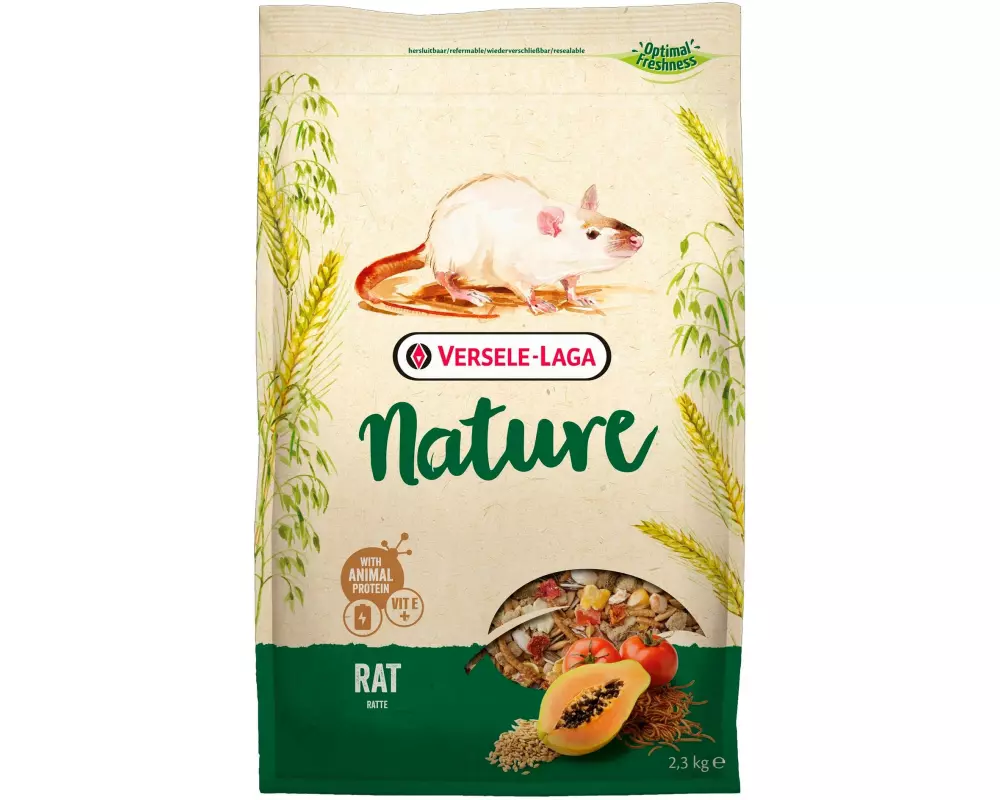 Versele Laga Rat Nature getreidereich, mit Mehlwürmern, 2.3 kg