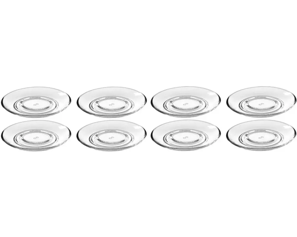 Montana Untertasse Soul für Tee, 8 Stück, Transparent