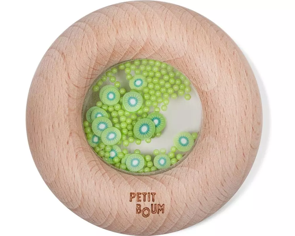 Sombo Rassel Sensorikdonut Kiwis 7 cm