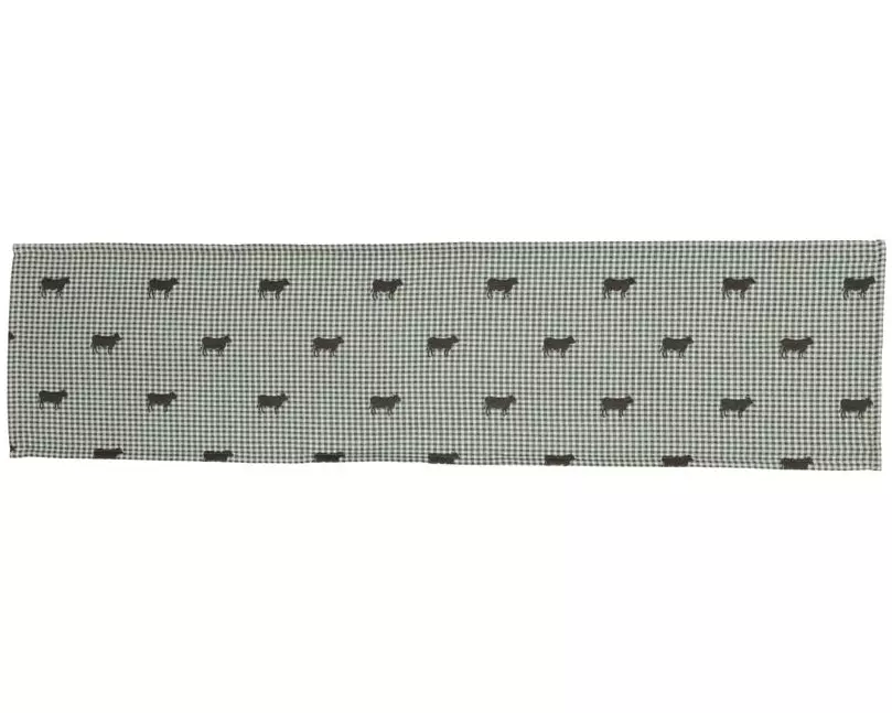 Hubatka Tischläufer Bella 135 cm x 35 cm, Grün