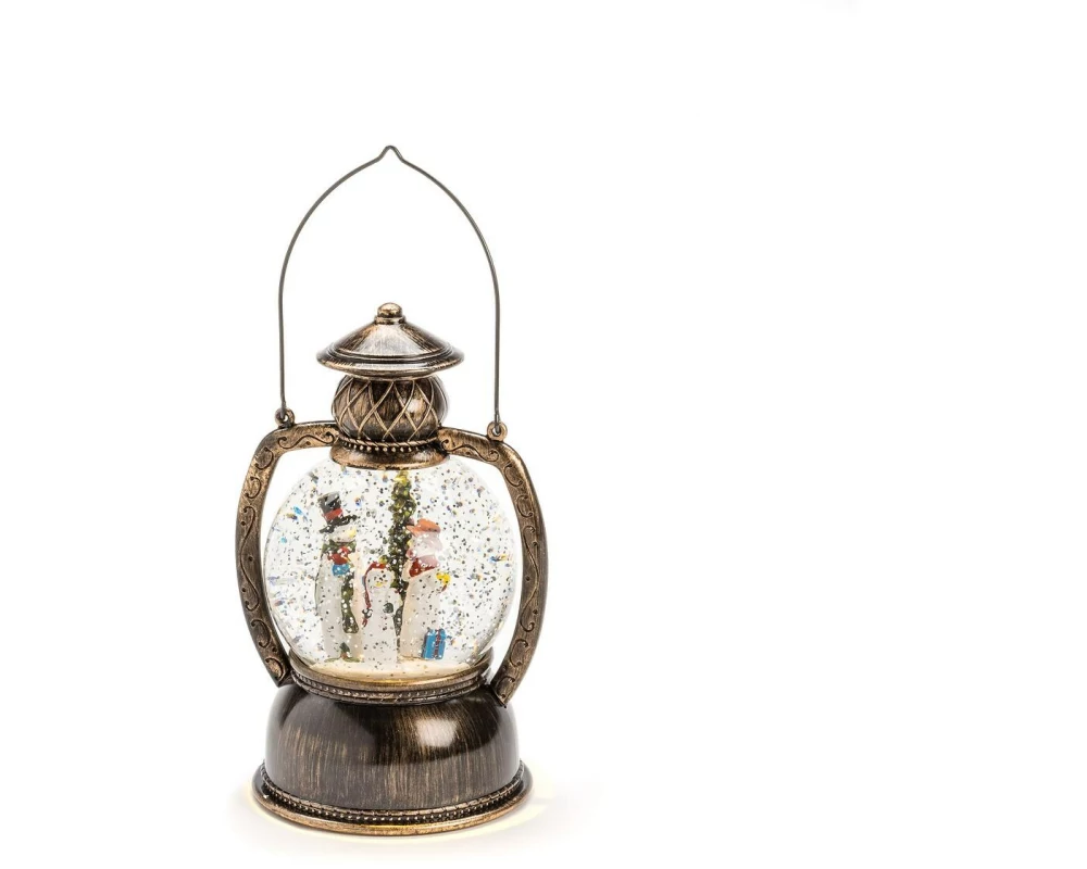 Konstsmide LED Kugellatern Schneemannfamilie, Höhe: 20 cm