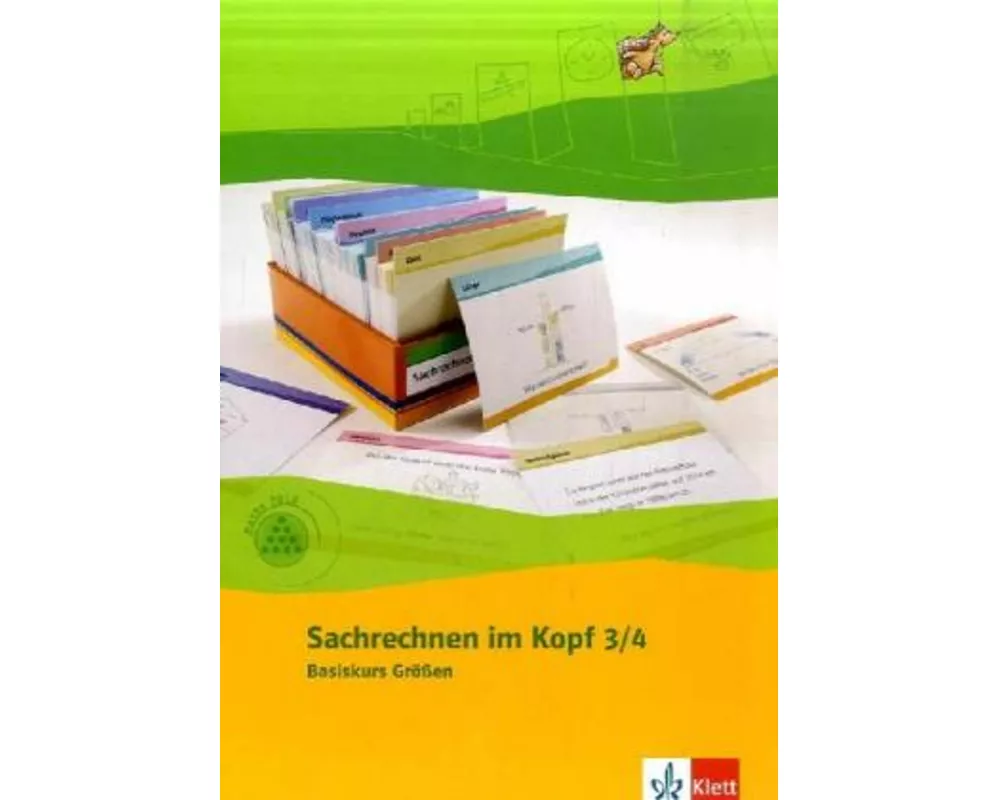 Mathe 2000. Sachrechenkartei 3/4. Sachrechnen im Kopf. Basiskurs Grössen