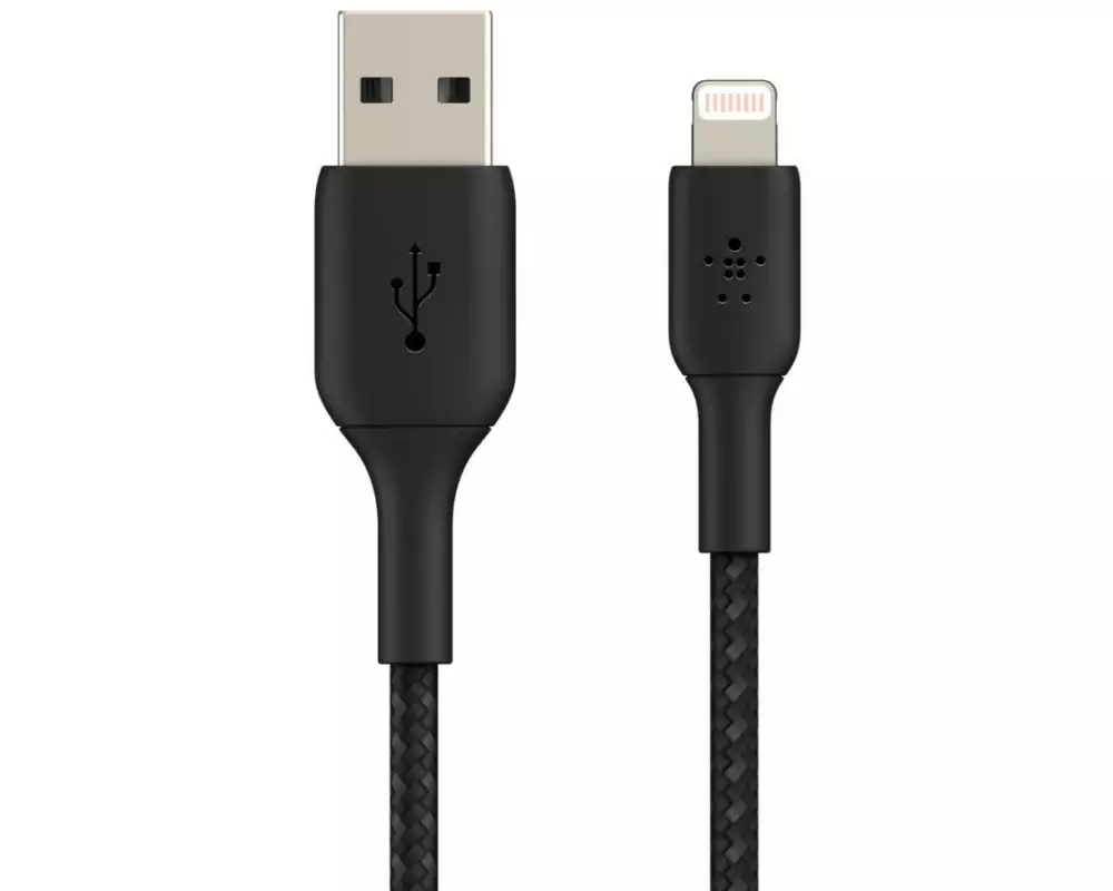 Belkin USB-Ladekabel Braided Boost Charge USB-A - Lightning 2 m