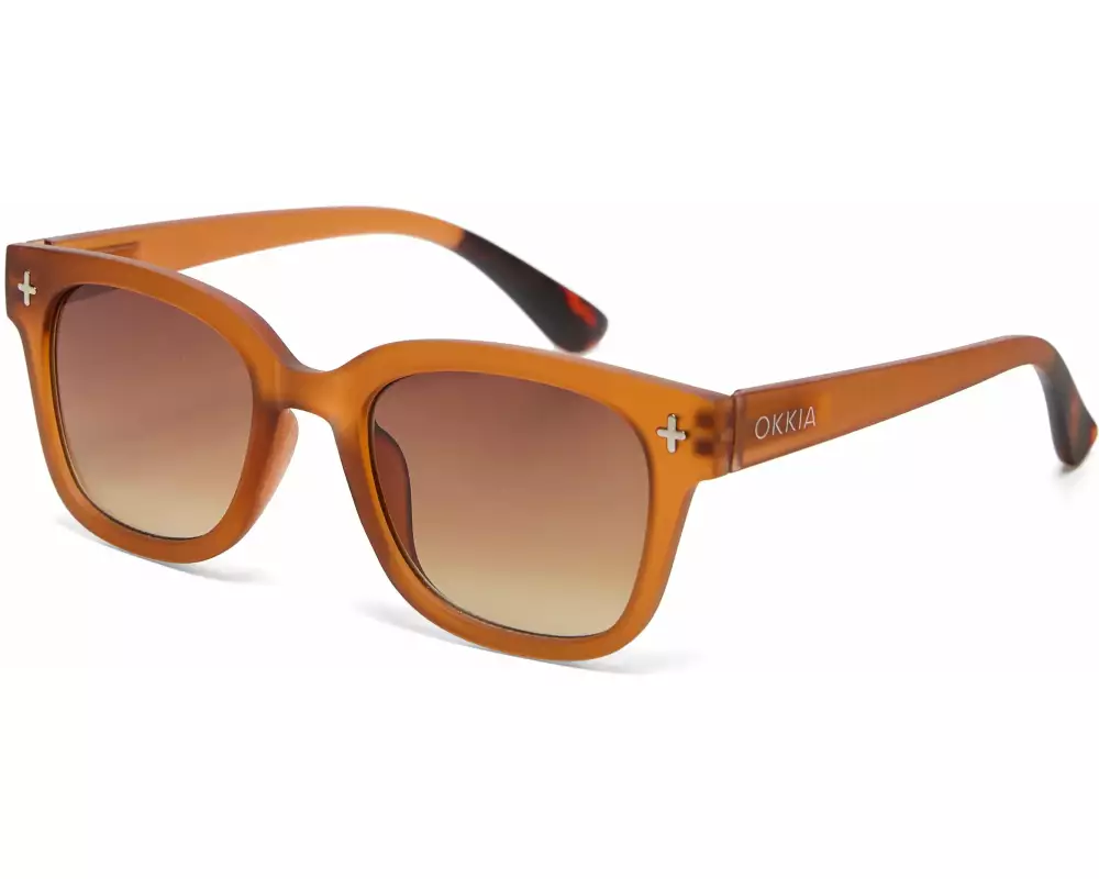 OKKIA Sonnenbrille Giovanni Translucent Brown