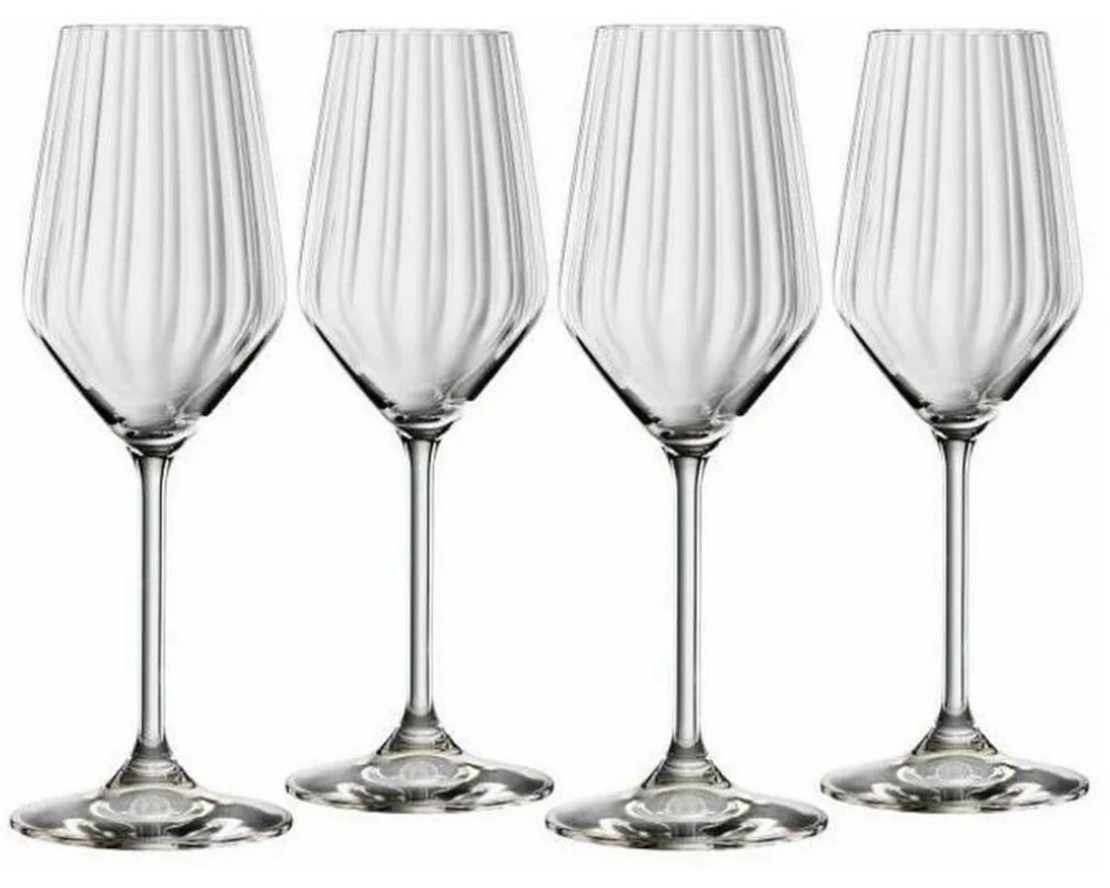 Spiegelau Champagnerglas Lifestyle 310 ml, 4 Stück, Transparent