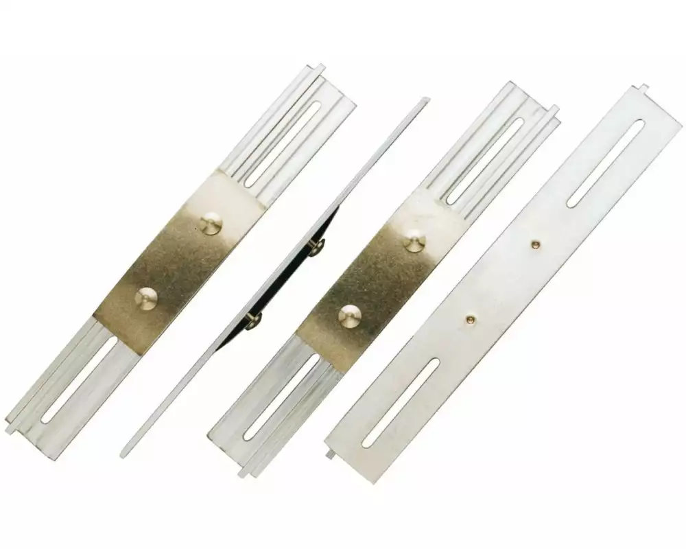 Quick-fix Halteplatten zu Nummernrahmen mit Schloss 4 Stück