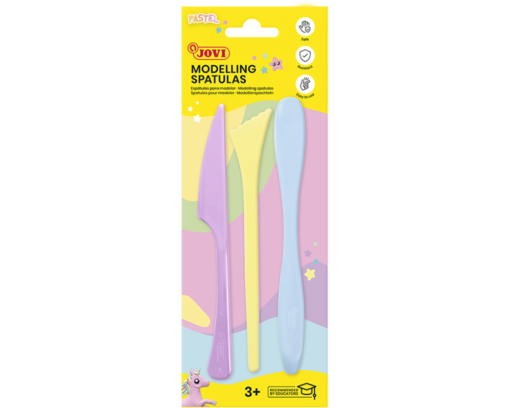 JOVI Modellierzubehör 3-teilig 510000099 pastell