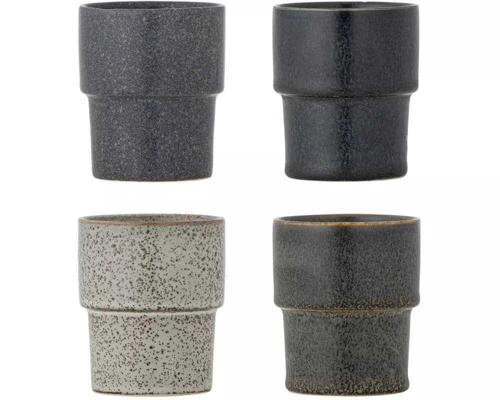 Bloomingville Teetasse Ewan 150 ml, 4 Stück, Braun