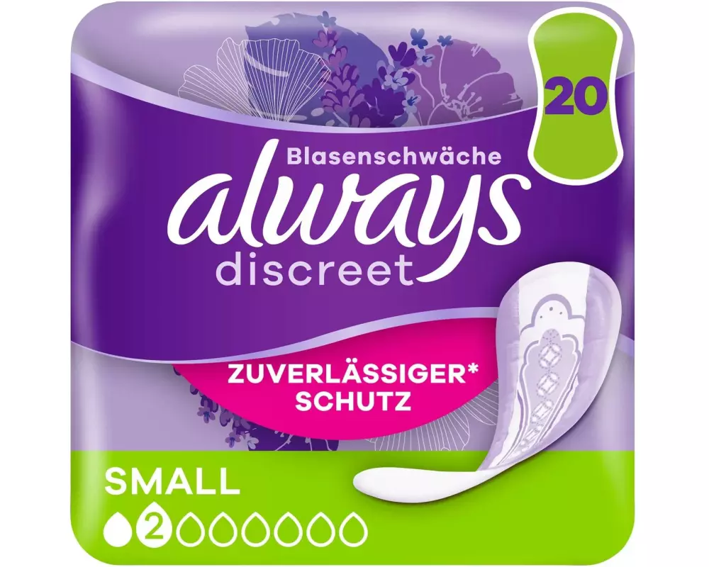 Always Binde Discreet Small Einlagen 20 Stück