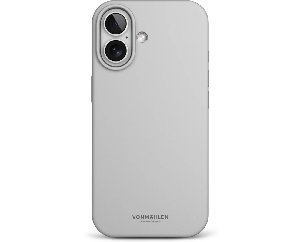 Vonmählen Back Cover Soft Silicone iPhone 17 Light Gray
