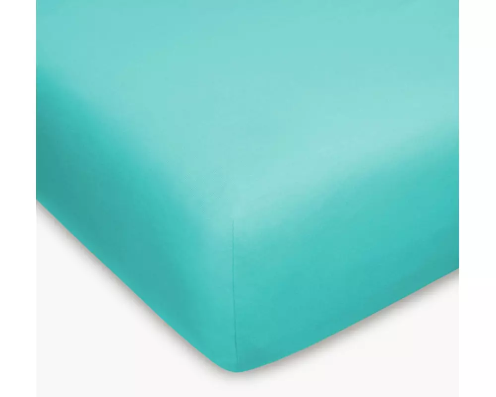 Home Fashion Fixleintuch Jersey türkis, 180-200 x 200 cm Baumwolle
