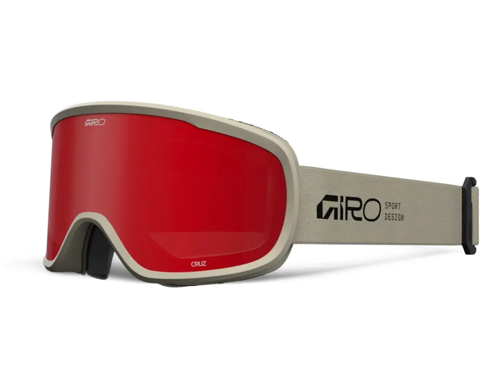 Giro Skibrille Cruz Flash stone stacked amber scarlet S2