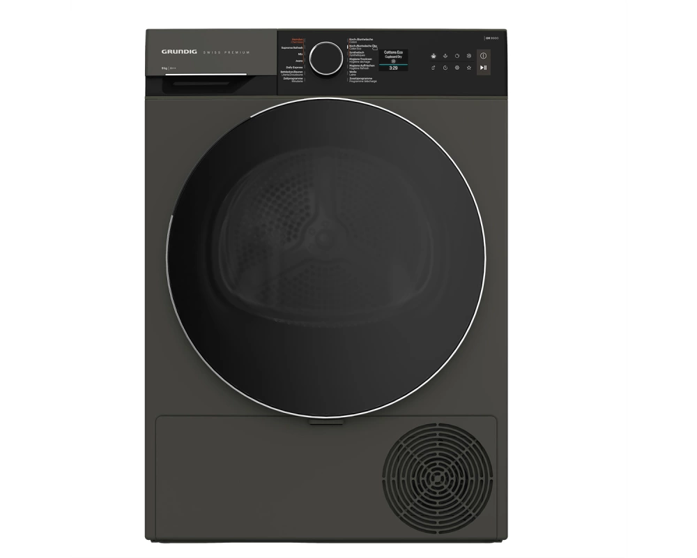 Grundig Wäschetrockner GTR9100, 9kg, A+++, manhattan gray