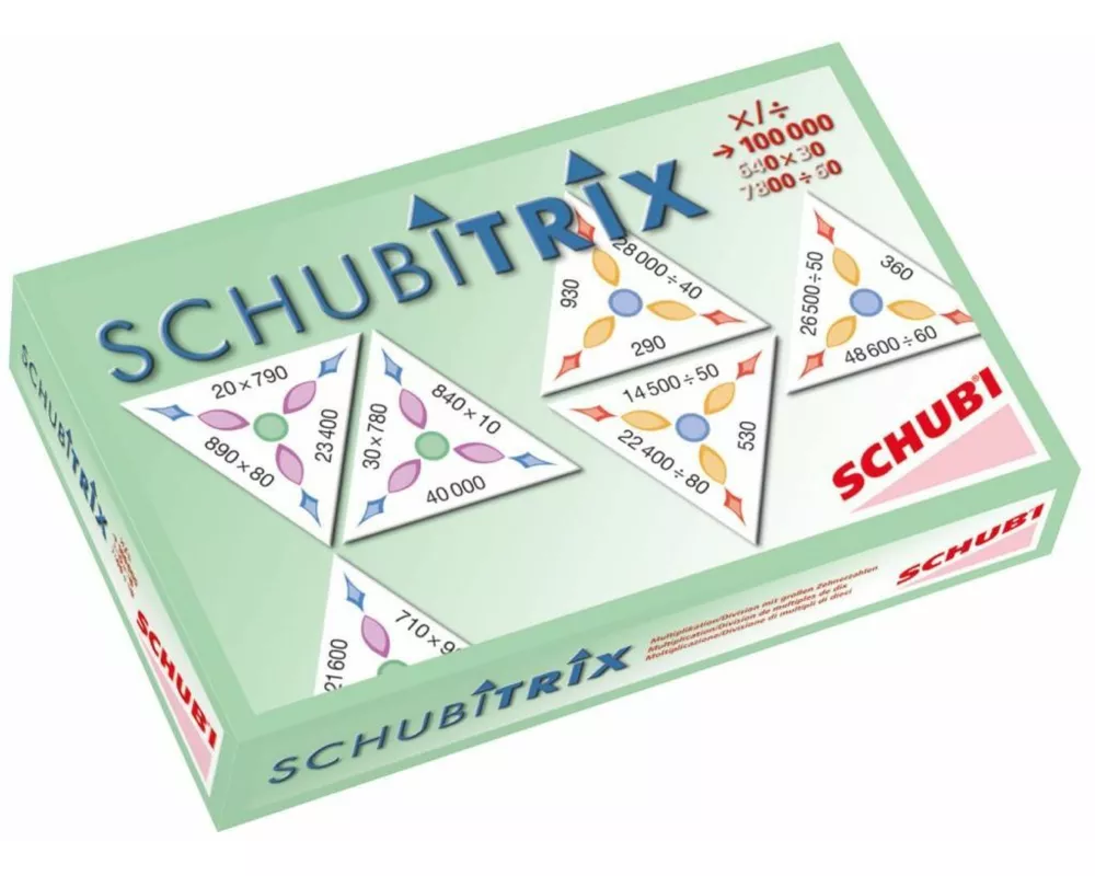 Schubitrix Multiplikation / Division mit grossen Zehnerzahlen