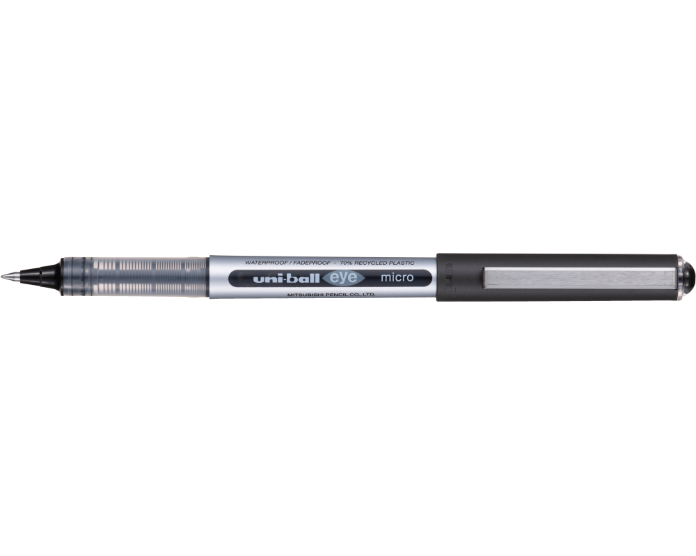 Uni Rollerball EYE Micro ECO 0.3 mm; 0.5 mm, Schwarz