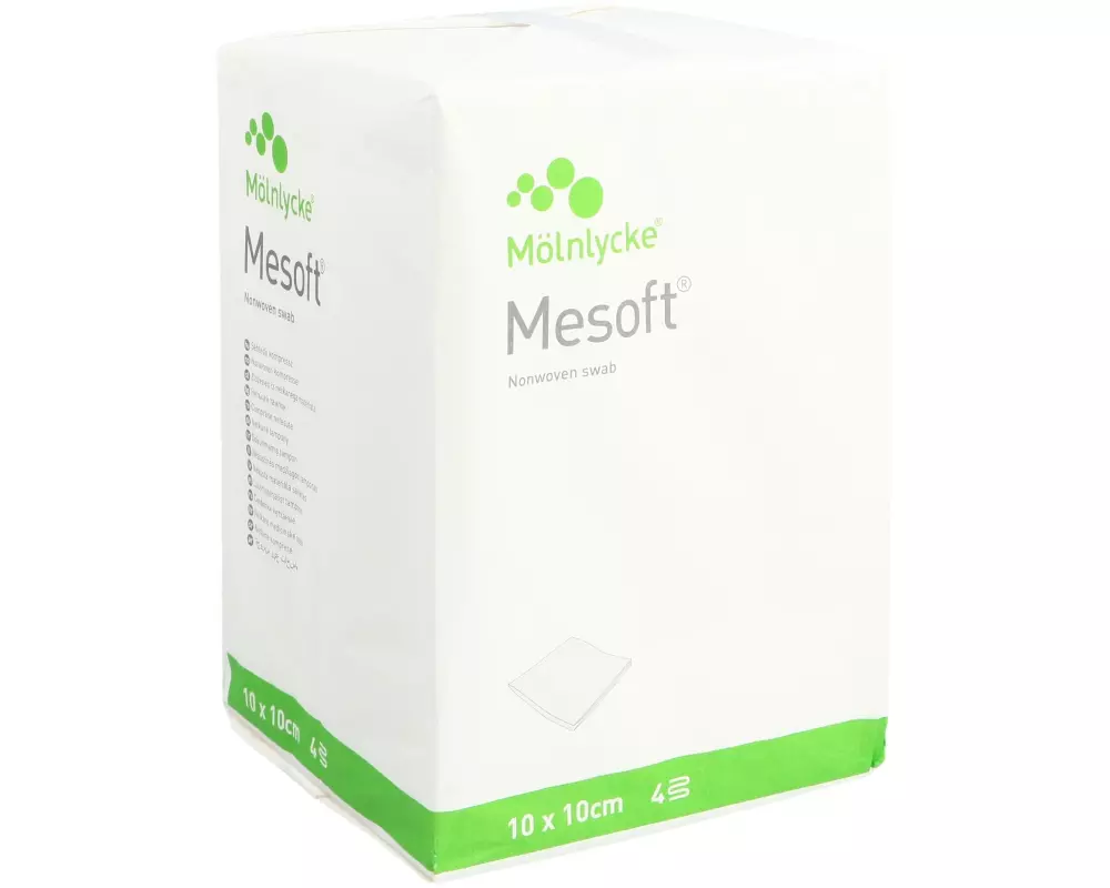 Mölnlycke Mesoft Kompressen 10 x 10 cm unsteril 100 Stück