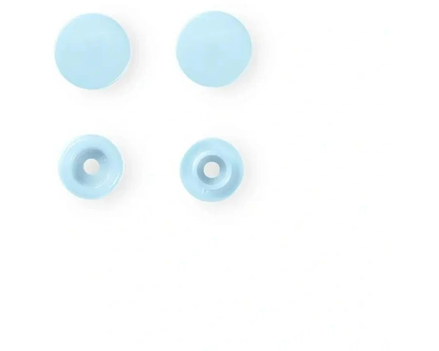 Prym Druckknöpfe Color Snaps Grau, Ø 12,4 mm, 30 Stück