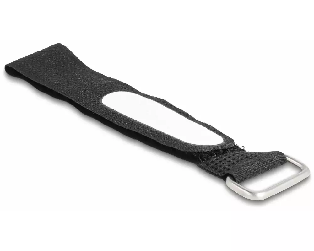 Delock Klettkabelbinder Schwarz 203 mm x 20 mm 5 Stück