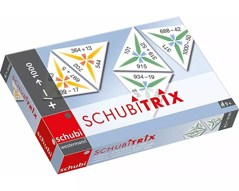 Schubitrix Addition und Subtraktion bis 1000
