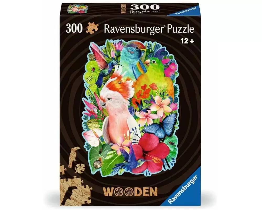 Ravensburger Holz-Puzzle Exotische Vögel