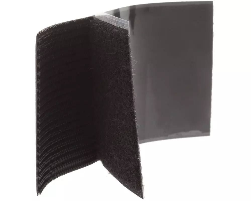 FASTECH Klettband 50 x 100 mm selbstklebend Schwarz, 2 Paare