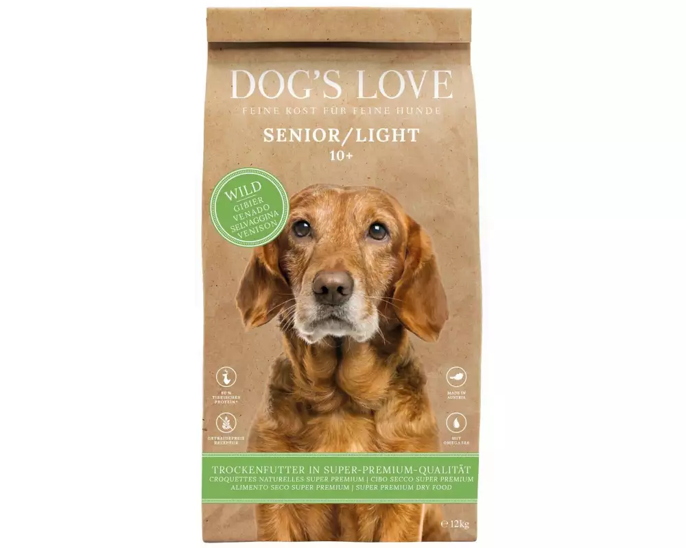 Dog's Love Trockenfutter Senior Light Wild, 12 kg