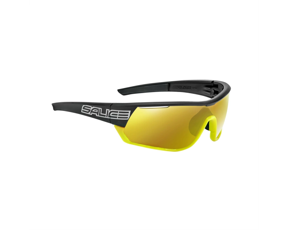 Salice Occhiali Sportbrille 016RW, Black-Yellow / Yellow