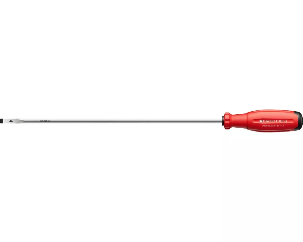 PB Swiss Tools Schlitz-Schraubenzieher SwissGrip Evo PB 38100.4-300 Rot