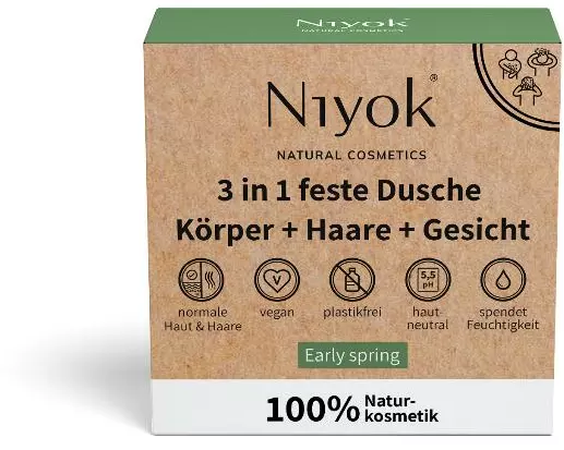 Niyok Festes Duschmittel 3in1 84 g