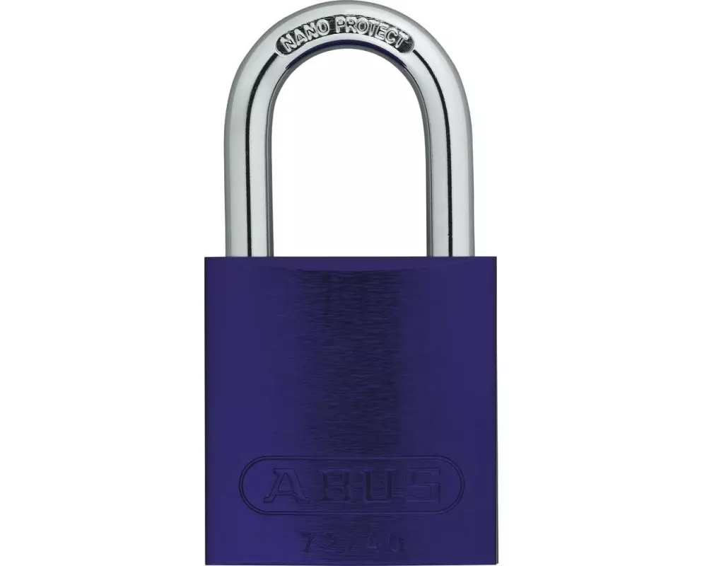 Abus Vorhängeschloss 72/40 Lila Aluminium