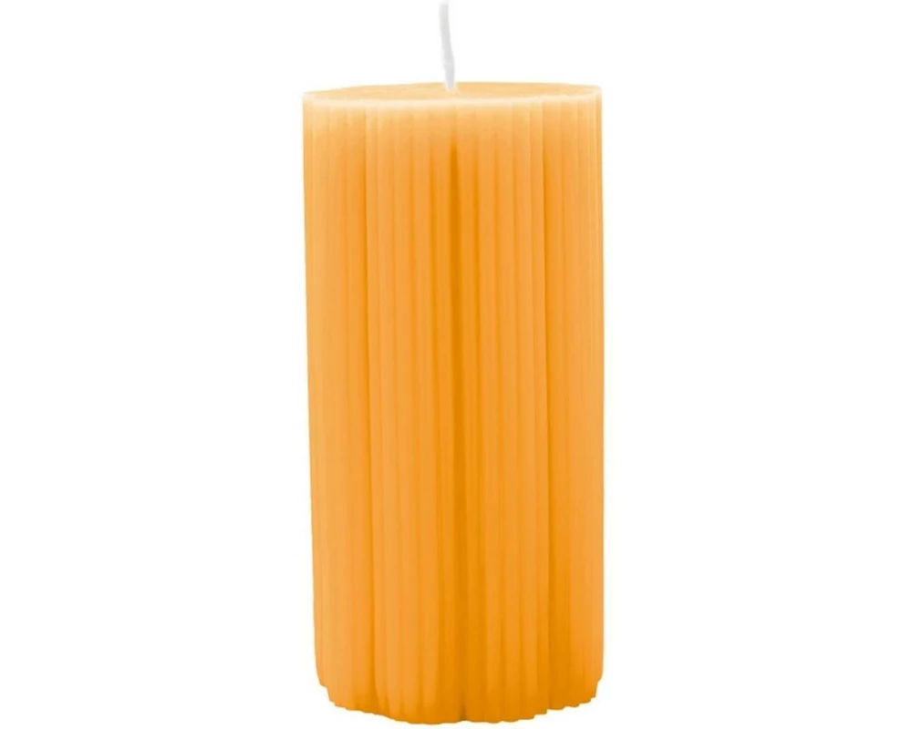 Villeroy & Boch Fleur Stumpenkerzen 1 Stück, 15 cm, Orange