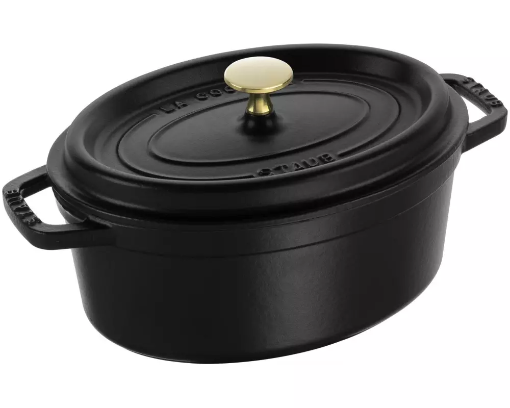 Staub Bräter Cocotte 23 cm, Schwarz, 2.35 l