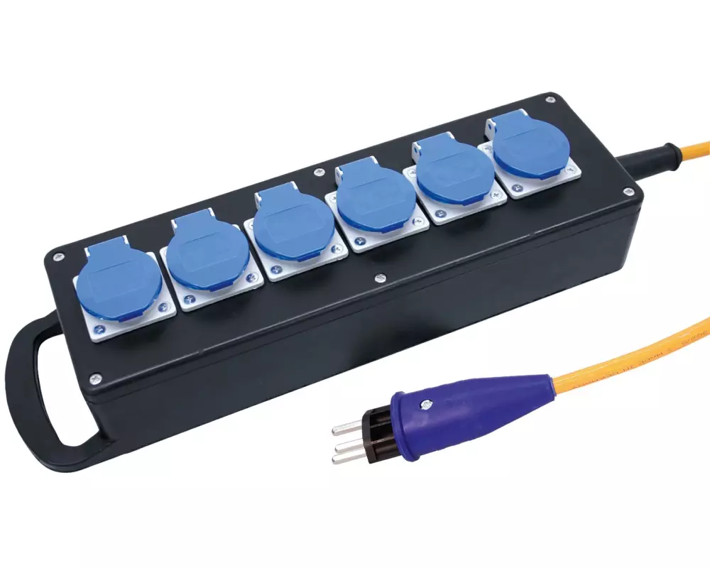 STEFFEN Industrie-Steckerleiste 6x T23