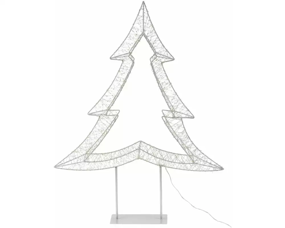COCON LED-Tannenbaum 3D, Metall, gross