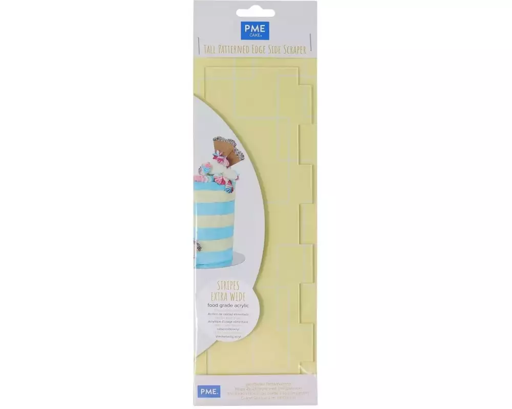 PME Streichpalette Streifen 25.5 cm, Hellgelb