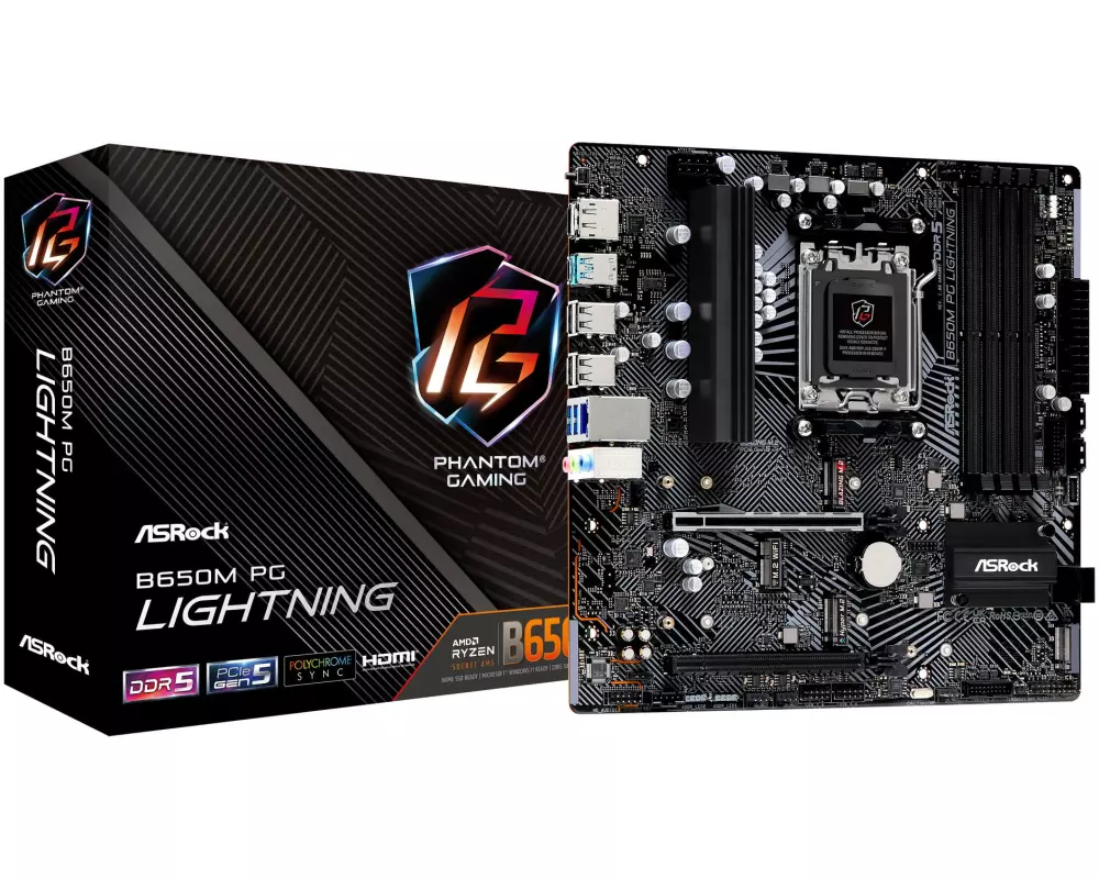 ASRock Mainboard B650M PG Lightning