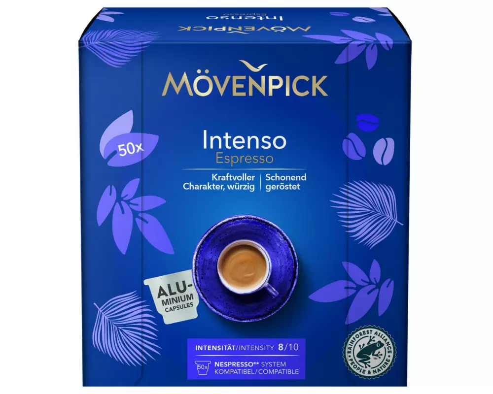 Mövenpick Kaffeekapseln Espresso Intenso 50 Stück