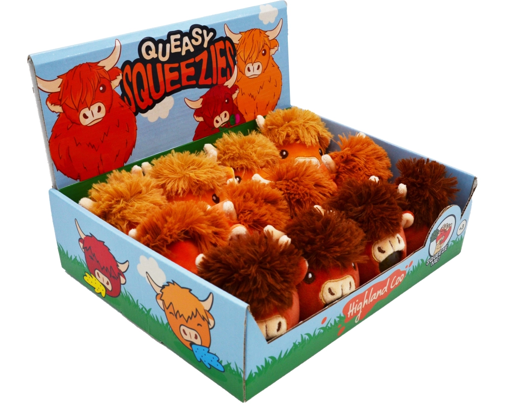 ROOST Quetschtier Plüsch Kuh TY930