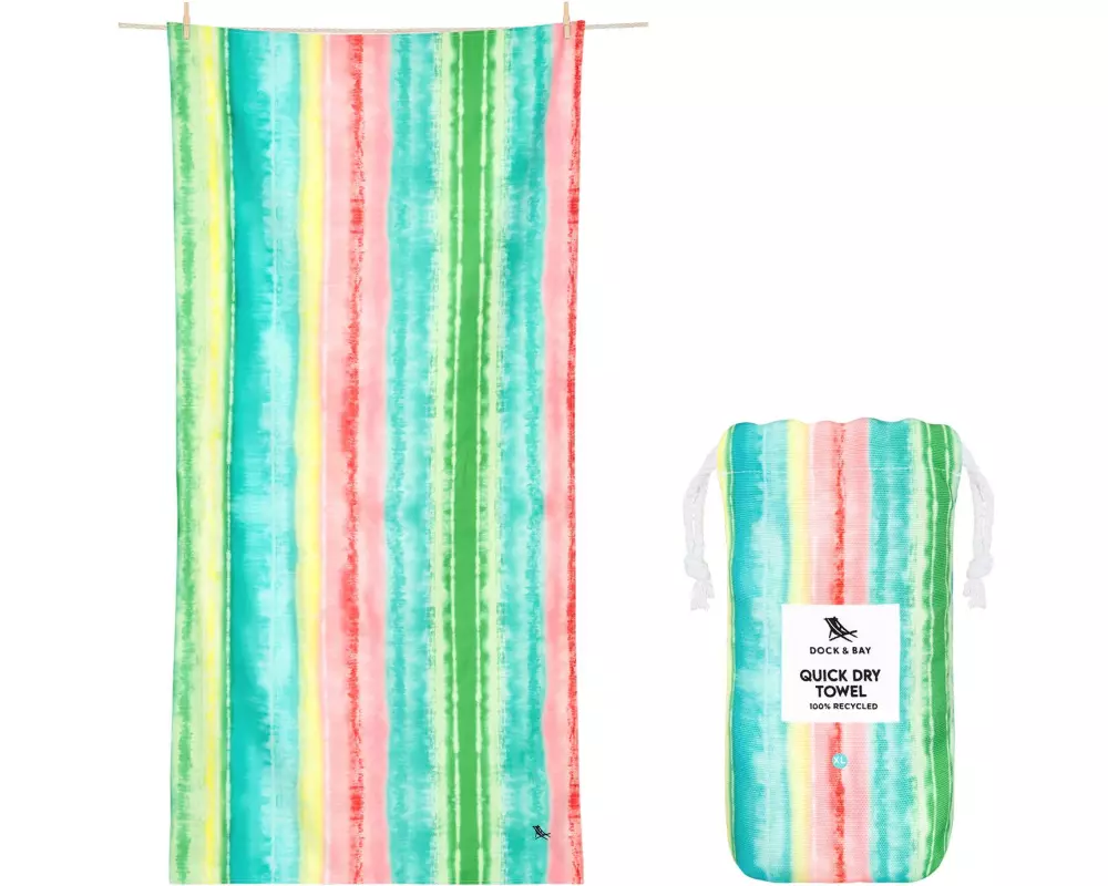 Dock & Bay Badetuch Watermelon Sugar XL, Mehrfarbig