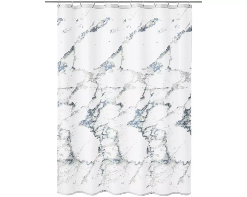 Kleine Wolke Duschvorhang Marble 180 x 200 cm, Grau