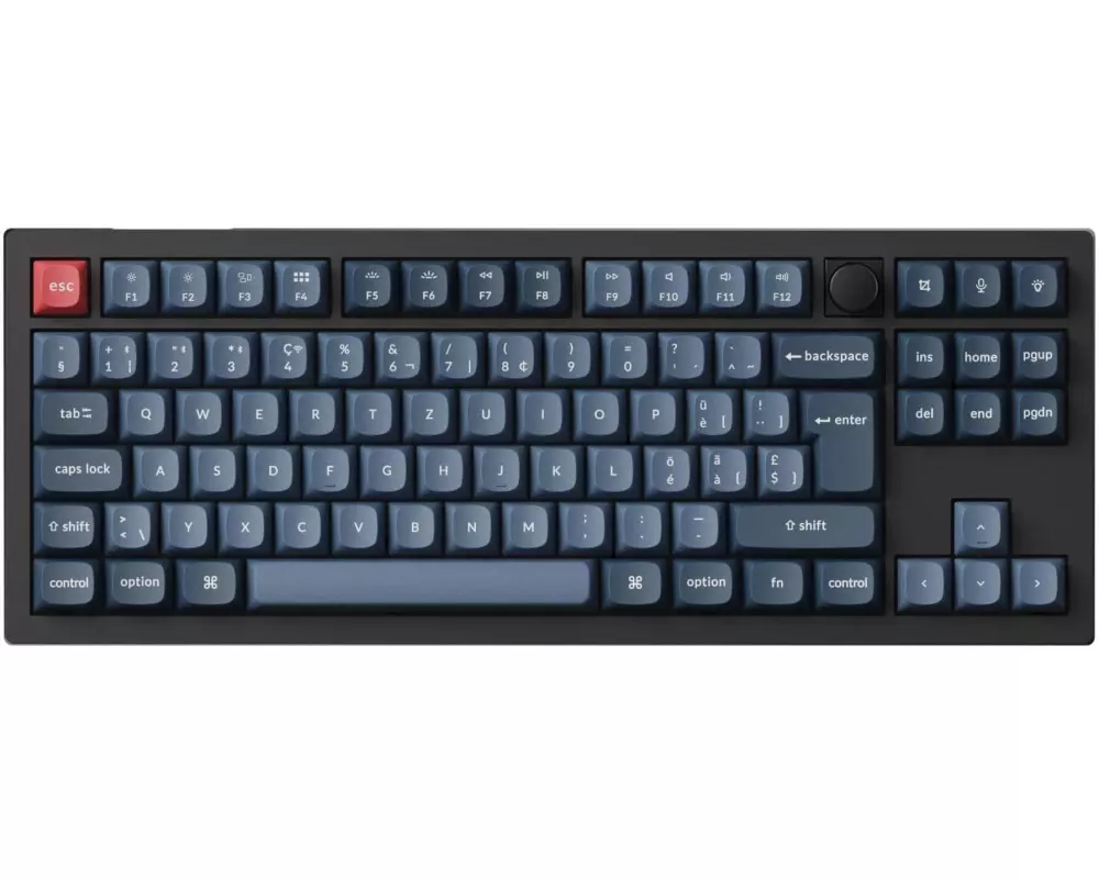 Keychron Gaming-Tastatur V3 Max Black Red Switch