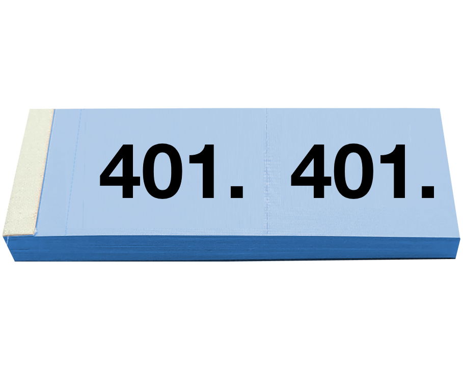 SIMPLEX Garderobenblock 401-500 13103 blau 100 Blatt