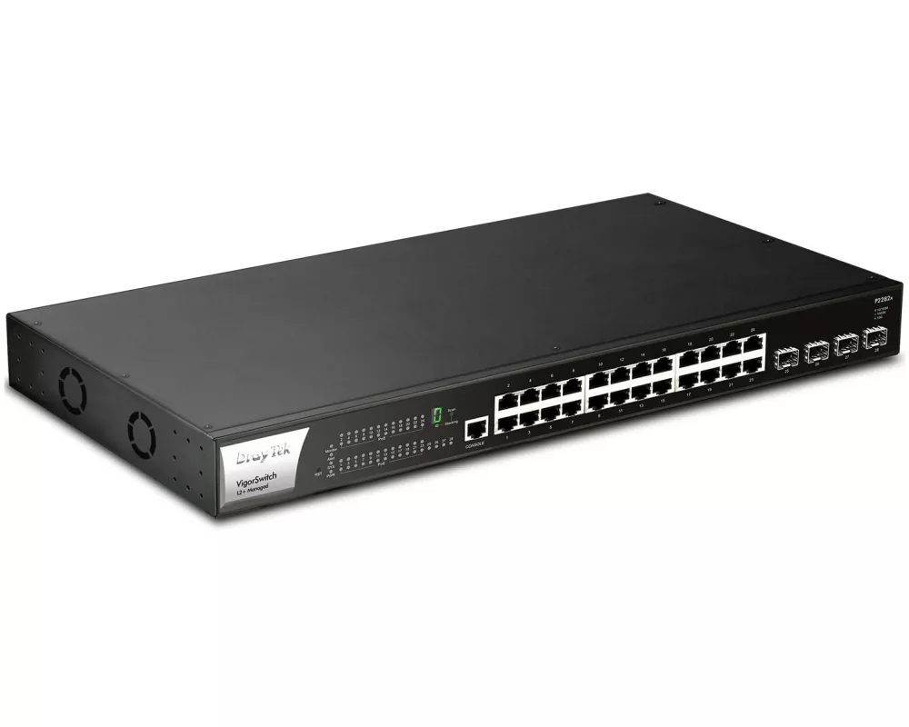 DrayTek PoE Switch VigorSwitch P2282x 28 Port
