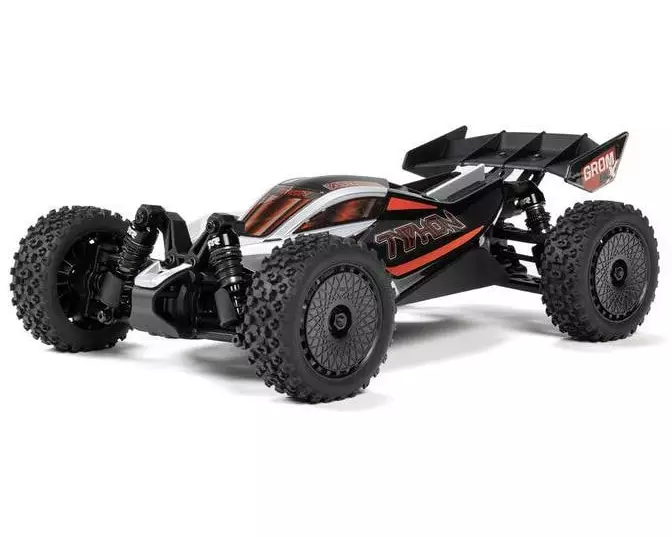 Arrma Buggy TYPHON GROM 223S BLX, Silber RTR, 1:14