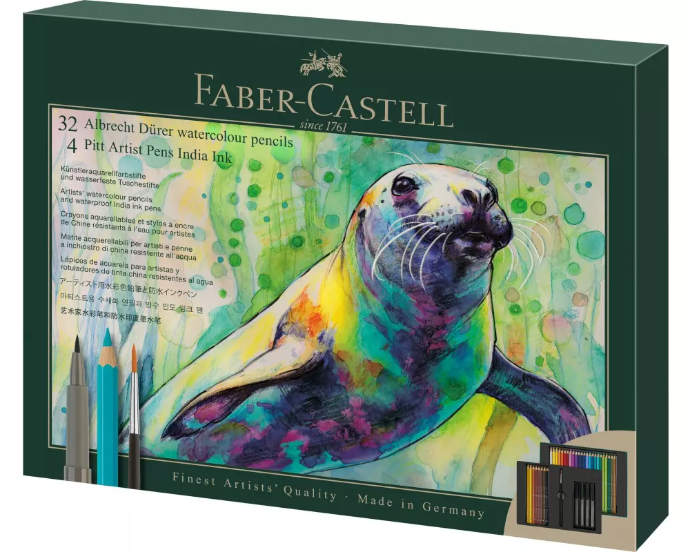 Faber-Castell Farbstifte Albrecht Dürer & Pitt Artist Pen, 37er Set